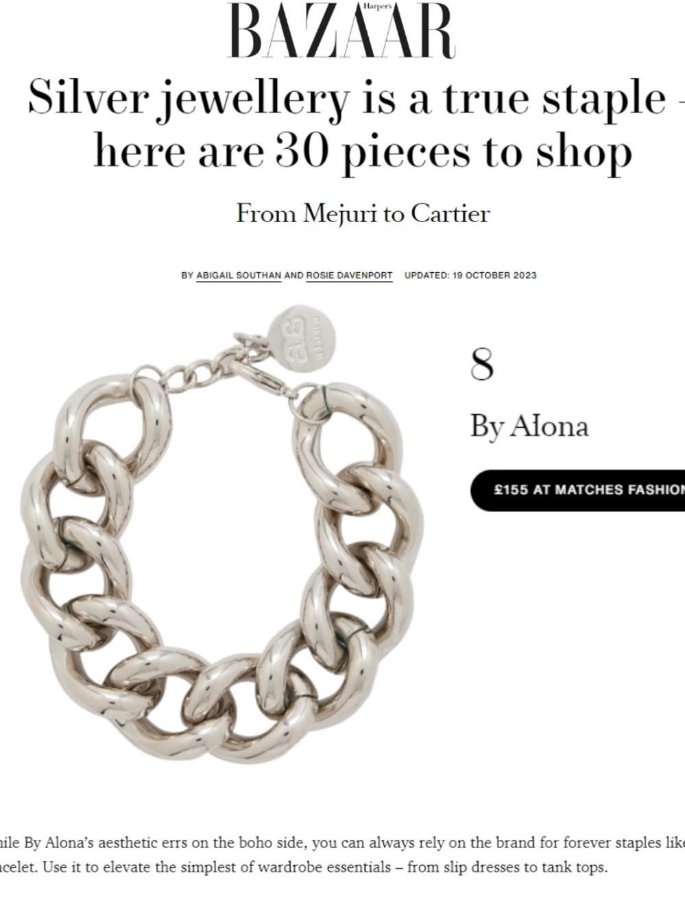 BY ALONA Chain Bracelet